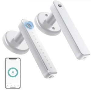 Smart Digital Door Lock - White